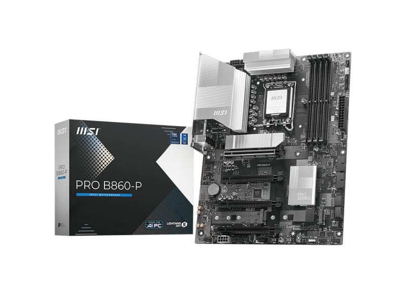 Материнская плата MSI Pro B860-p, Socket LGA 1851, Intel B860, ATX, RTL