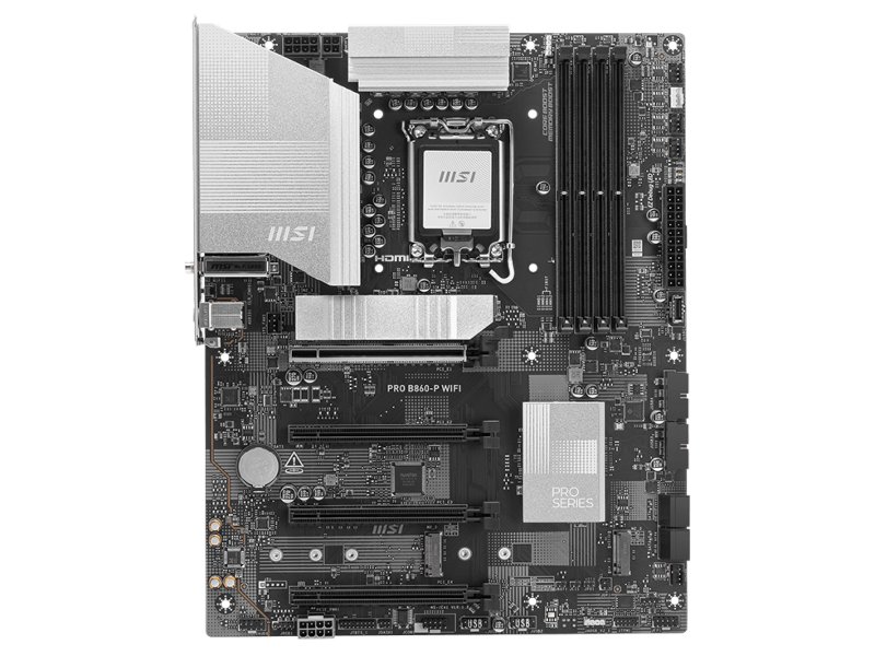 Материнская плата MSI Pro B860-p Wifi, Socket LGA 1851, Intel B860, ATX, RTL