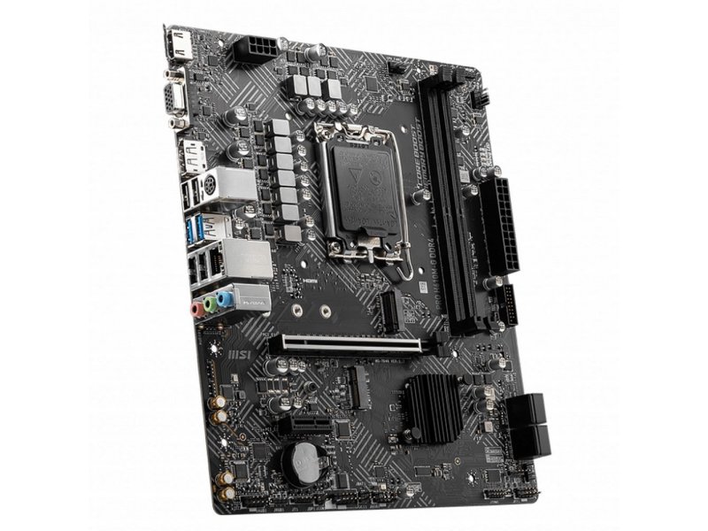 Материнская плата MSI Pro H610M-G DDR4, Socket LGA 1700, Intel H610, mATX, RTL
