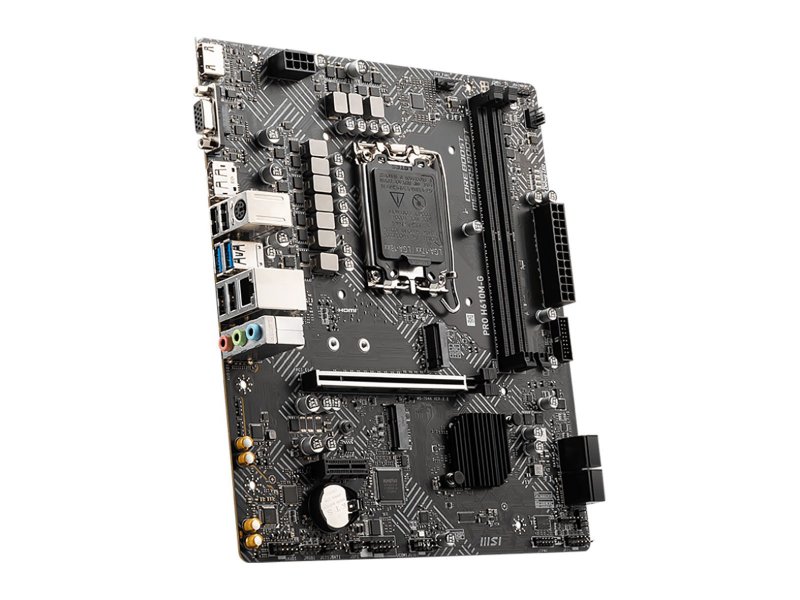 Материнская плата MSI Pro H610M-G, Socket LGA 1700, Intel H610, mATX, RTL Материнская плата MSI Pro H610M-G, Socket LGA 1700, Intel H610, mATX, RTL