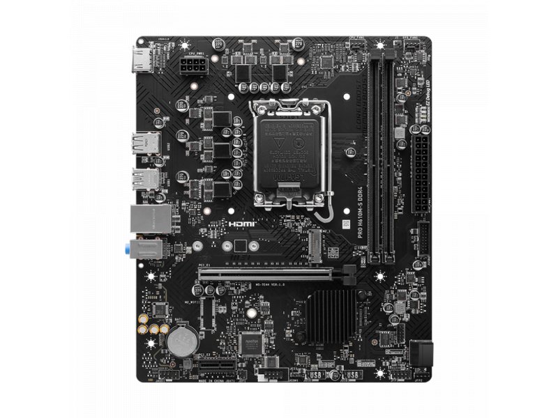 Материнская плата MSI Pro H610M-S DDR4, Socket LGA 1700, Intel H610, mATX, RTL