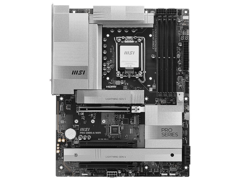 Материнская плата MSI Pro Z890-a Wifi, Socket LGA 1851, Intel Z890, ATX, RTL