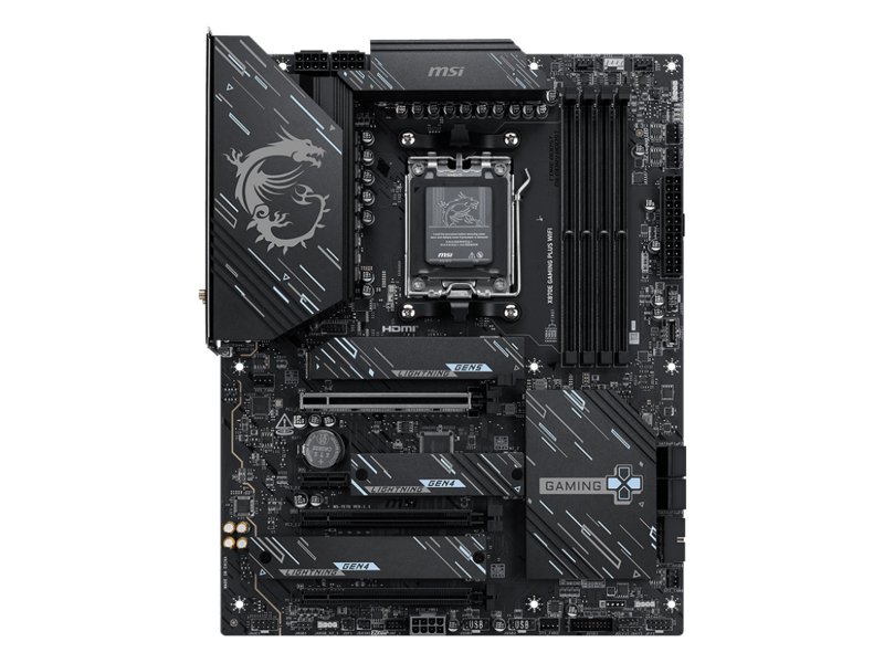 Материнская плата MSI X870e Gaming Plus Wifi, Socket AM5, AMD X870E, ATX, RTL