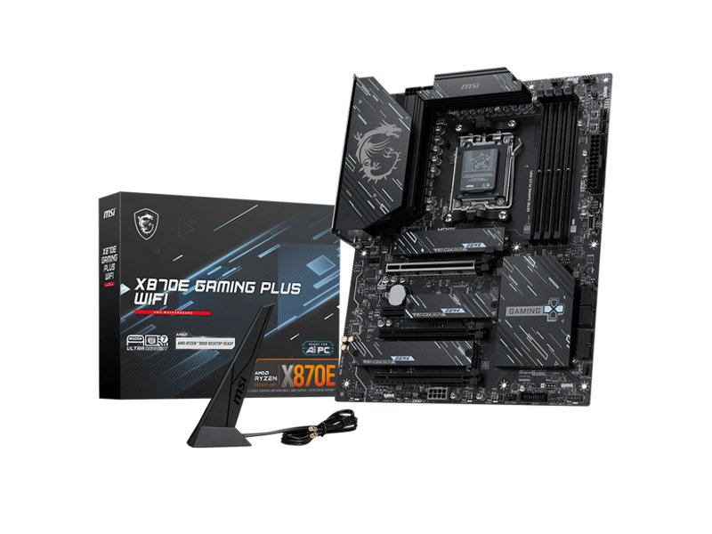 Материнская плата MSI X870e Gaming Plus Wifi, Socket AM5, AMD X870E, ATX, RTL Материнская плата MSI X870e Gaming Plus Wifi, Socket AM5, AMD X870E, ATX, RTL