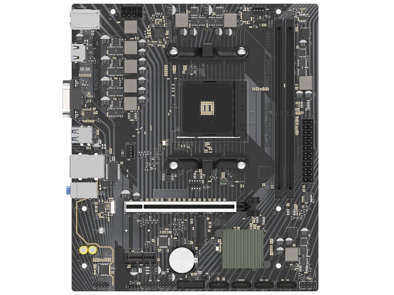 Материнская плата Sapphire A520M-E, Socket AM4, AMD A520, mATX, RTL [52119-04-40G]