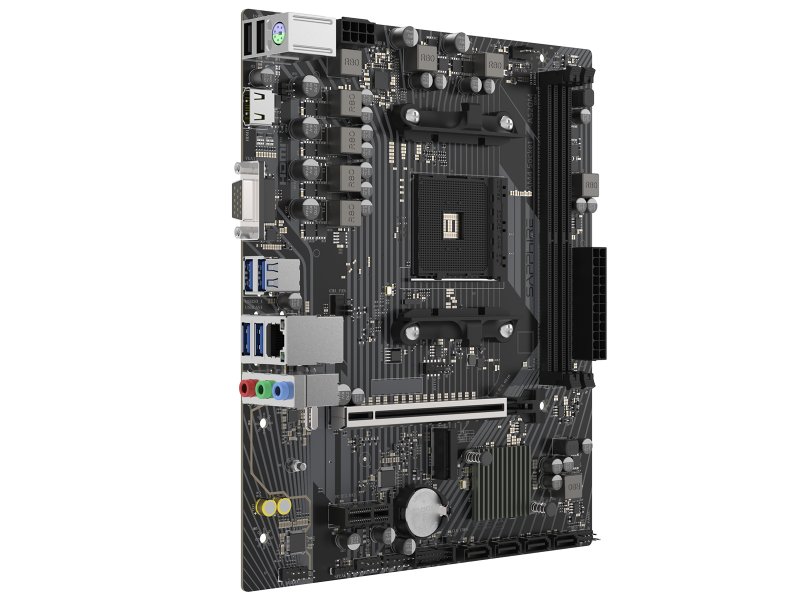 Материнская плата Sapphire A520M-E, Socket AM4, AMD A520, mATX, RTL [52119-04-40G]