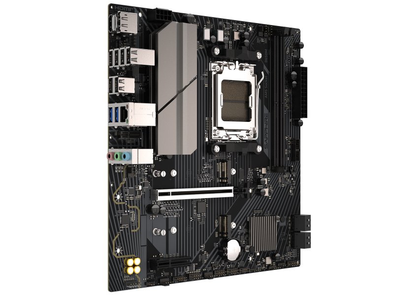 Материнская плата Sapphire B650M-E, Socket AM5, AMD B650, mATX, RTL [52112-04-40G]