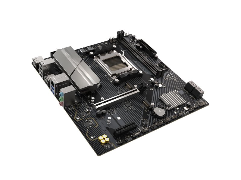 Материнская плата Sapphire B650M-E, Socket AM5, AMD B650, mATX, RTL [52112-04-40G]