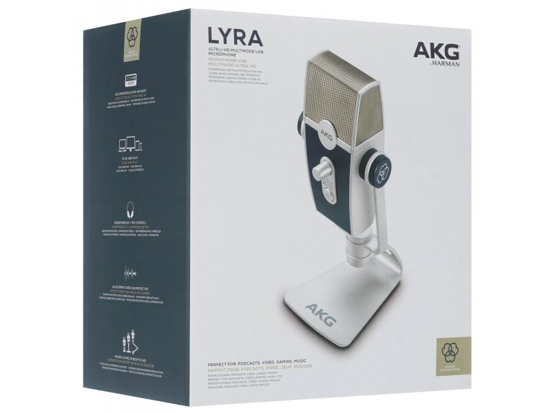 Микрофон AKG Lyra C44-USB серый Микрофон AKG Lyra C44-USB серый