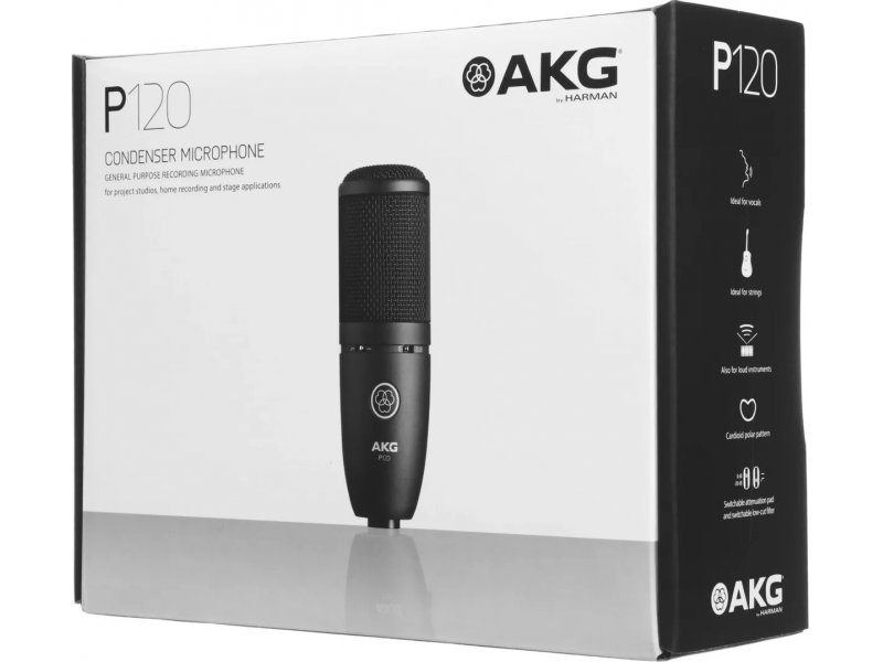 Микрофон AKG P120 черный Микрофон AKG P120 черный