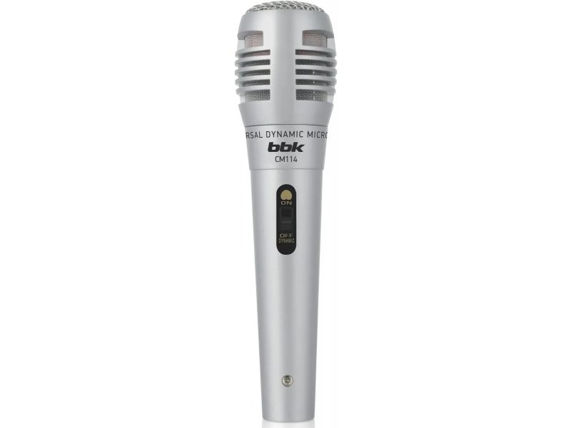 Микрофон BBK CM114 серебристый Микрофон BBK CM114 серебристый