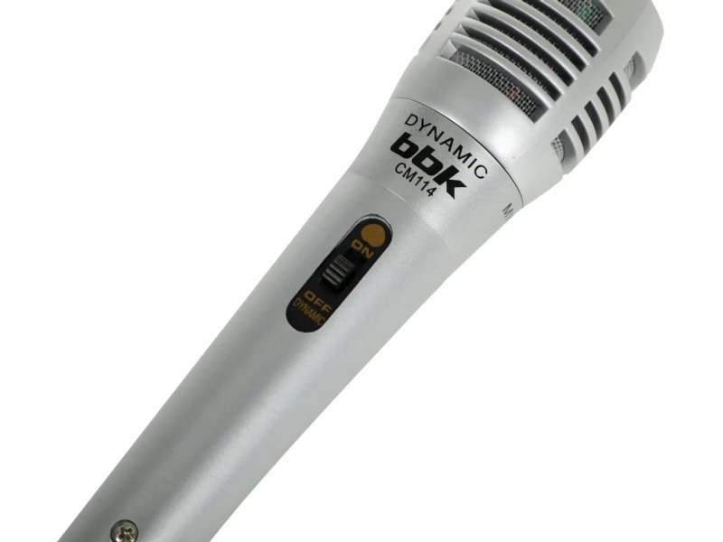 Микрофон BBK CM114 серебристый Микрофон BBK CM114 серебристый
