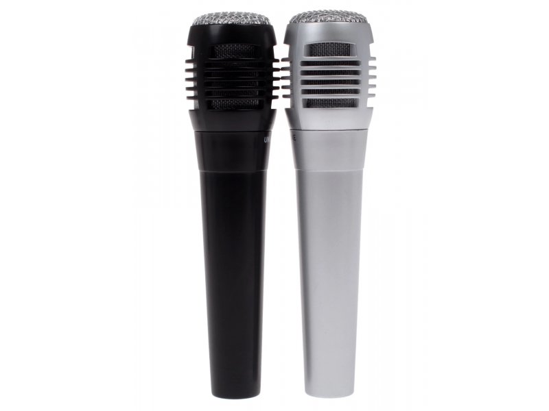Микрофон BBK CM215 черный/серебристый