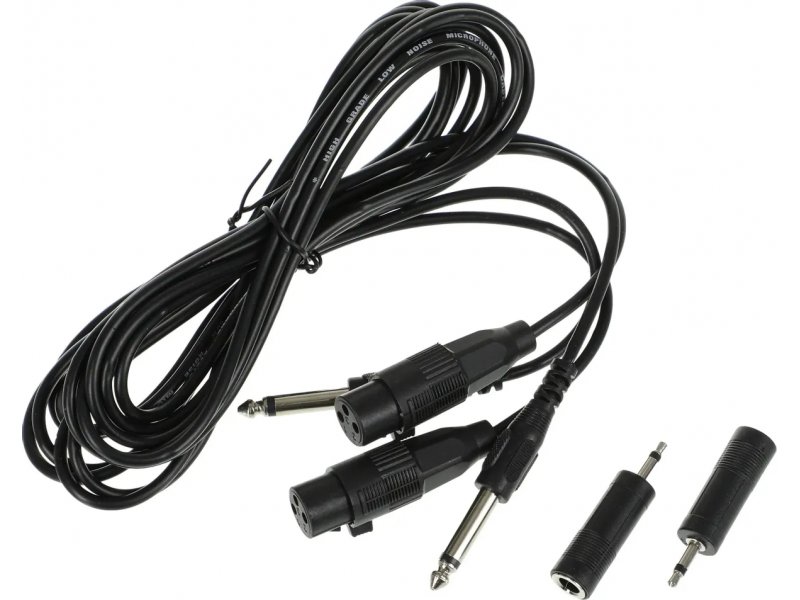 Микрофон BBK CM215 черный/серебристый