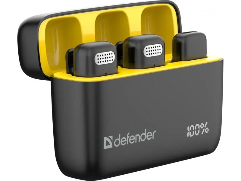 Микрофон Defender Talky-139 wrls черный Микрофон Defender Talky-139 wrls черный
