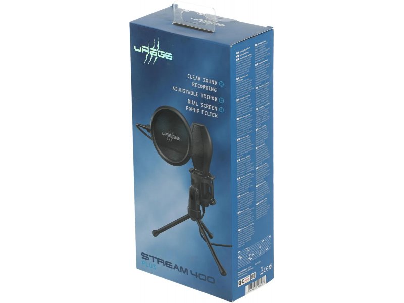 Микрофон Hama Stream 400 Plus черный