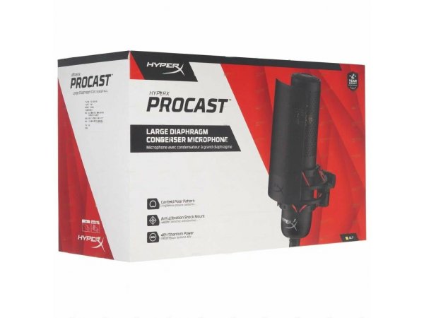 Микрофон HyperX ProCast черный Микрофон HyperX ProCast черный