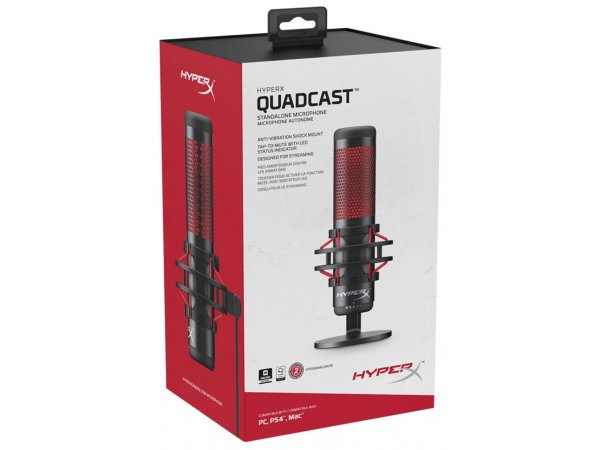 Микрофон HyperX QuadCast черный