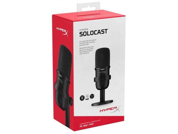 Микрофон HyperX SoloCast черный