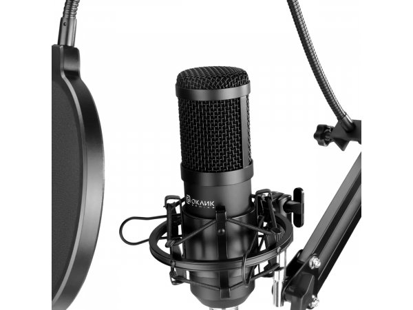 Микрофон Oklick SM-600G черный Микрофон Oklick SM-600G черный