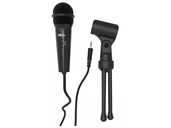 Микрофон Ritmix RDM-120 черный