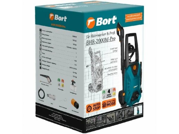 Мойка высокого давления Bort BHR-2000M-PRO Мойка высокого давления Bort BHR-2000M-PRO
