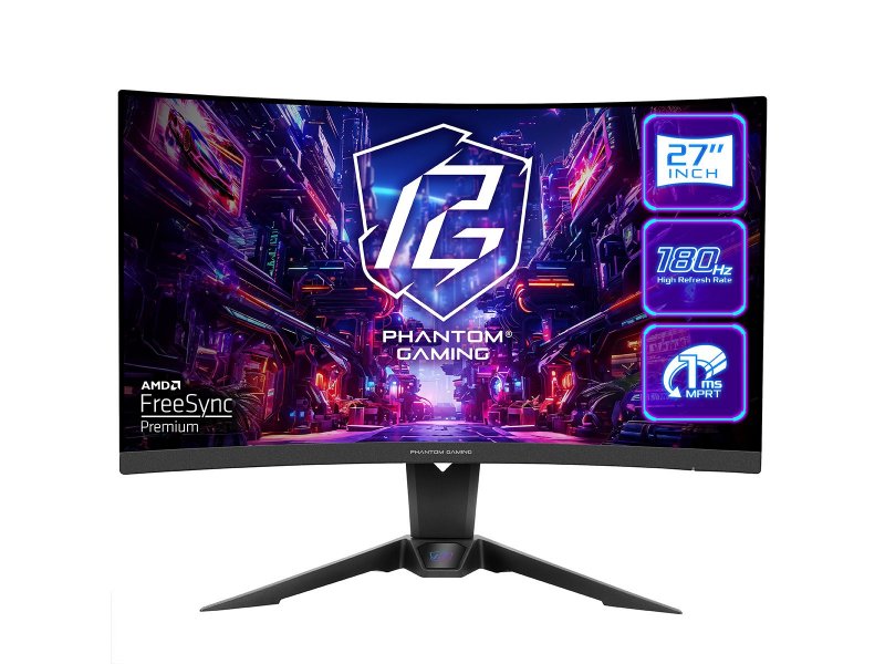 Монитор ASRock Phantom Gaming PG27QRT2A Монитор ASRock Phantom Gaming PG27QRT2A