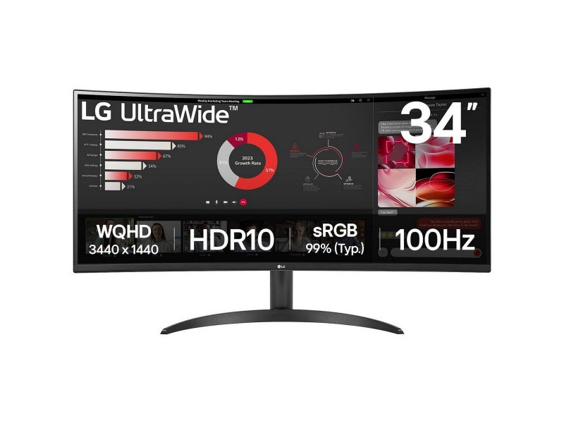 Монитор LG 34WR50QK-B Монитор LG 34WR50QK-B
