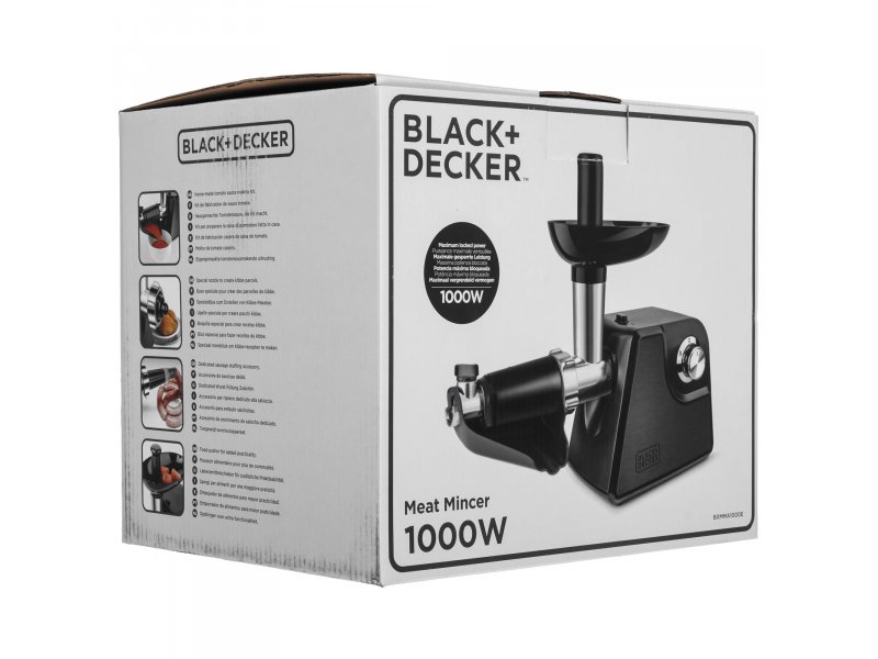 Мясорубка Black and Decker BXMMA1000E черный Мясорубка Black and Decker BXMMA1000E черный