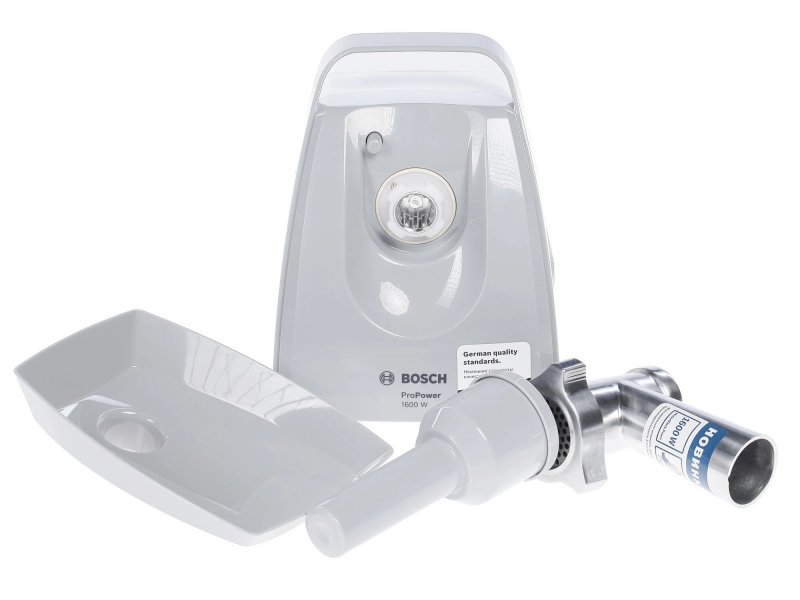 Мясорубка Bosch ProPower MFW45020 белый/серый Мясорубка Bosch ProPower MFW45020 белый/серый