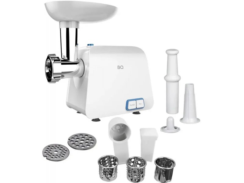 Мясорубка Bq MG1004 белый/синий Мясорубка Bq MG1004 белый/синий