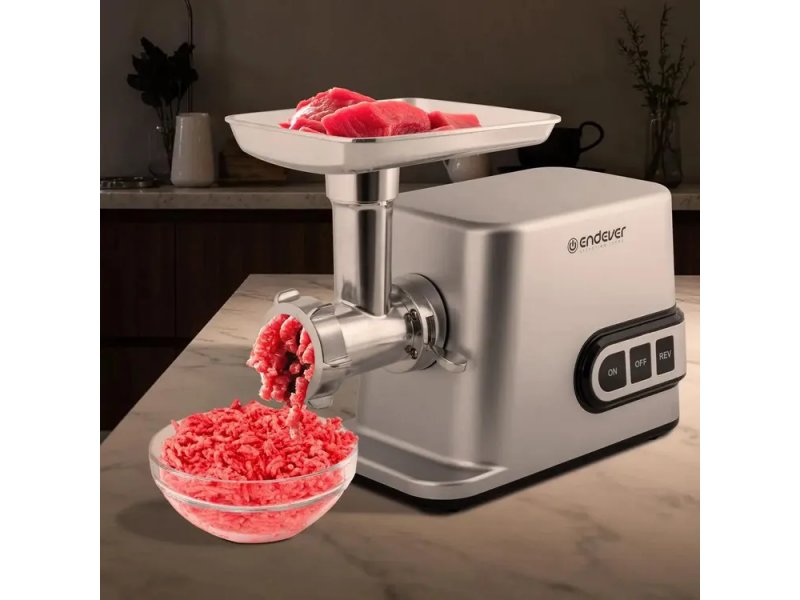 Мясорубка Endever Sigma 112 стальной