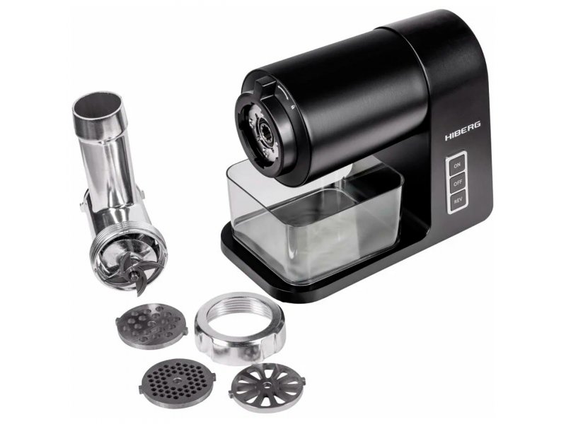 Мясорубка Hiberg MG 990B черный Мясорубка Hiberg MG 990B черный