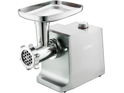 Мясорубка KitFort KT-2108 серебристый Мясорубка KitFort KT-2108 серебристый