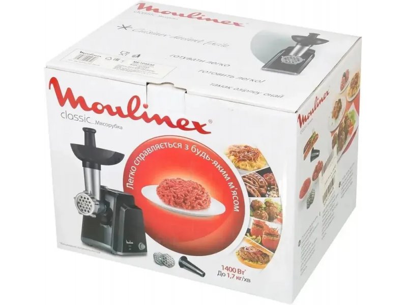 Мясорубка Moulinex ME105830 черный Мясорубка Moulinex ME105830 черный
