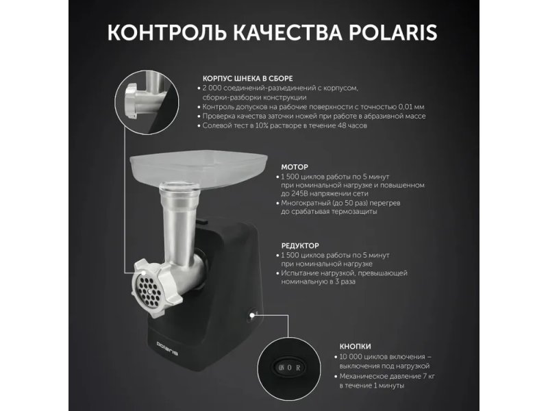 Мясорубка Polaris PMG 2078 Rus