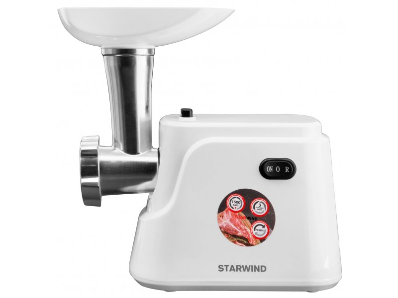 Мясорубка StarWind SMG3120 белый