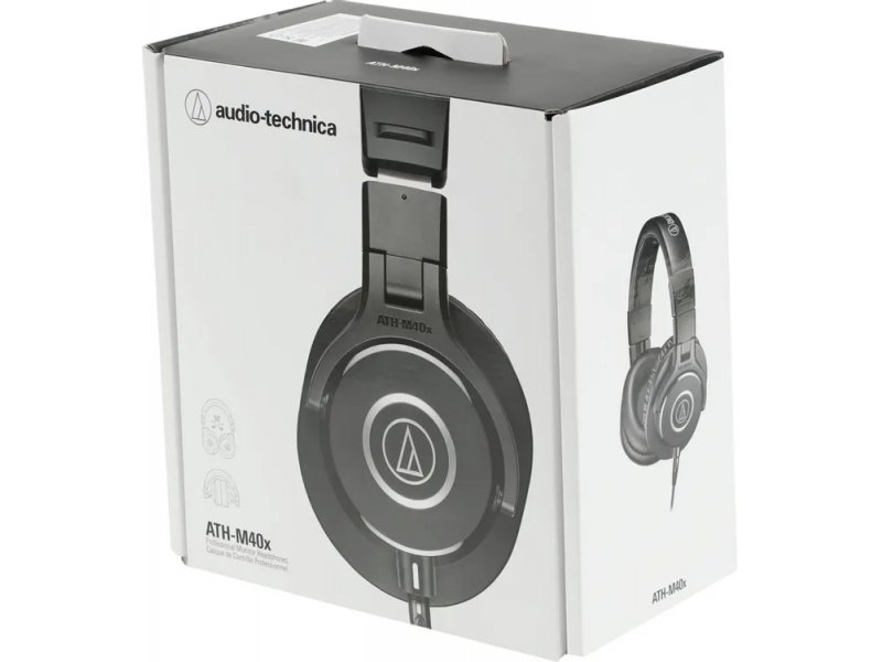 Проводные наушники Audio-Technica ATH-M40X черный Проводные наушники Audio-Technica ATH-M40X черный