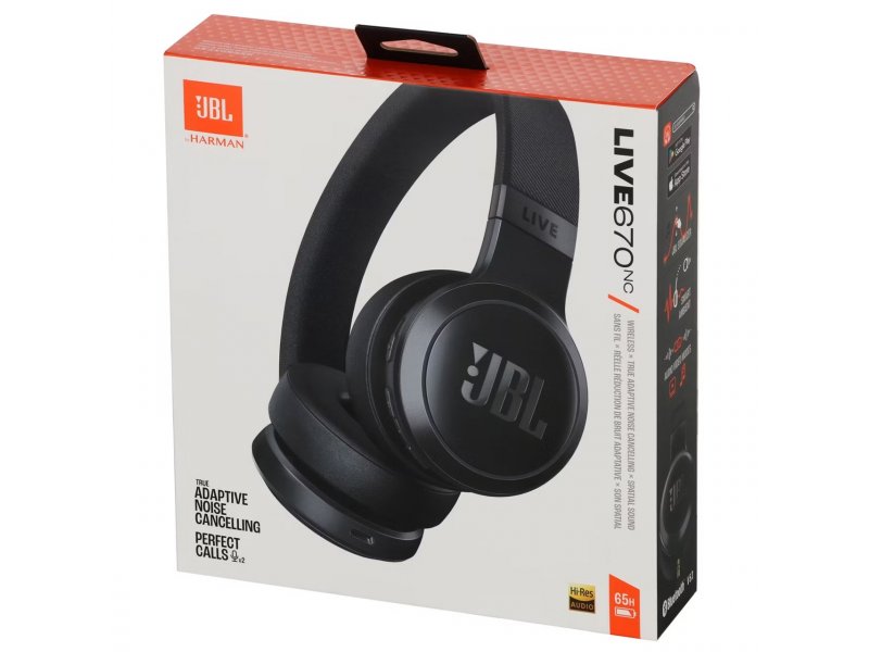 Наушники JBL Live 670NC черный Наушники JBL Live 670NC черный