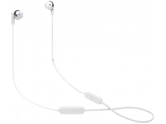 Гарнитура JBL Tune 215BT, Bluetooth, вкладыши, белый Гарнитура JBL Tune 215BT, Bluetooth, вкладыши, белый