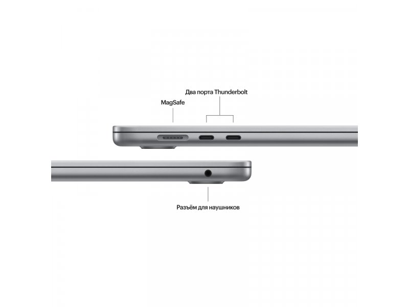 Ноутбук Apple MacBook Air 15 2024 M3 (15.3/2880x1864/16GB/256GB SSD/Apple graphics 10-core) Space Gray (MC9D4) Ноутбук Apple MacBook Air 15 2024 M3 (15.3/2880x1864/16GB/256GB SSD/Apple graphics 10-core) Space Gray (MC9D4)