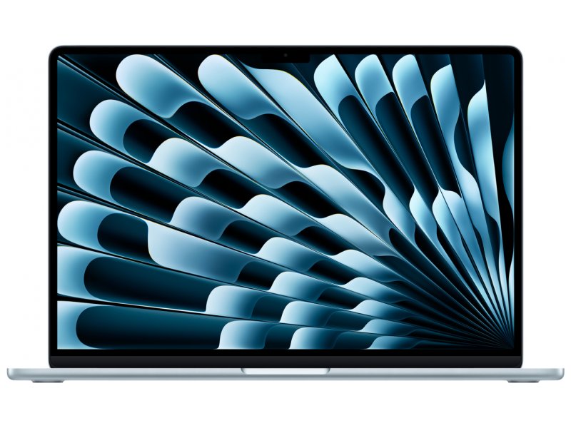 Ноутбук Apple MacBook Air 15 2025 M4 (15.3/2880x1864/24GB/512GB SSD/Apple graphics 10-core) Sky Blue (MC7D4)