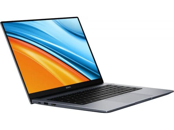 Ноутбук 14" Honor MagicBook 14 AMD Ryzen 5 5500U/8Gb/512Gb SSD/14" FullHD/Win11 Серый (5301AFLS)