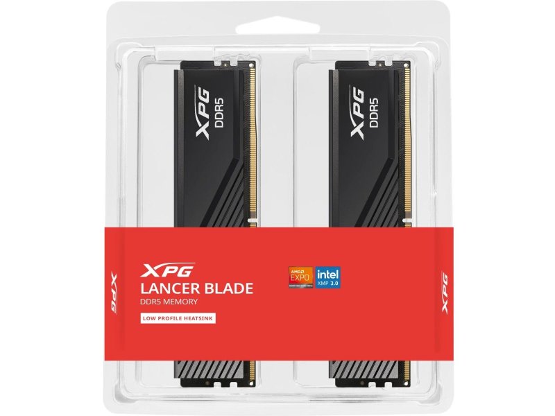 Оперативная память ADATA XPG Lancer Blade AX5U6000C3616G-DTLABBK, DDR5 2х 32ГБ 6000 МГц, DIMM, RTL