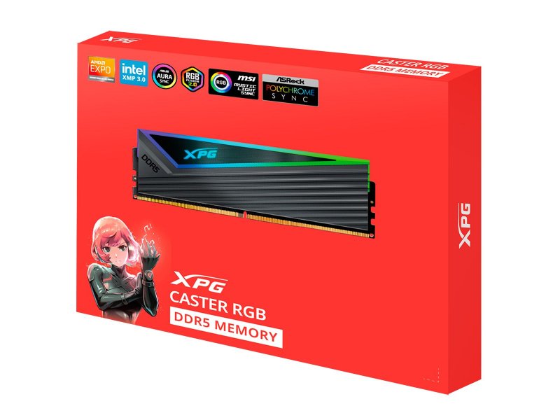 Оперативная память ADATA AX5U6400C3216G-DCCAGY, DDR5 2х 32ГБ 6400 МГц, DIMM, RTL Оперативная память ADATA AX5U6400C3216G-DCCAGY, DDR5 2х 32ГБ 6400 МГц, DIMM, RTL