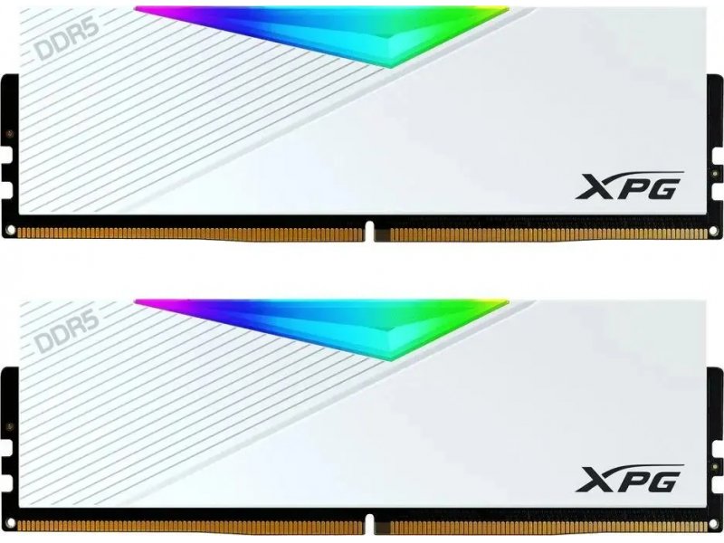 Оперативная память ADATA Lancer AX5U6000C3032G-DCLARWH, DDR5 2х 64ГБ 6000 МГц, DIMM, RTL Оперативная память ADATA Lancer AX5U6000C3032G-DCLARWH, DDR5 2х 64ГБ 6000 МГц, DIMM, RTL