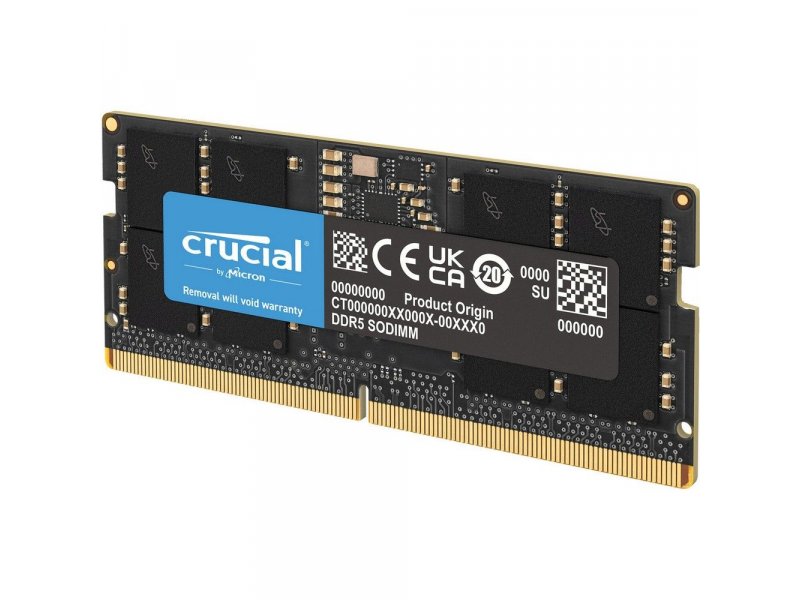 Оперативная память Crucial CT32G56C46S5, DDR5 1х 32ГБ 5600 МГц, SODIMM, RTL