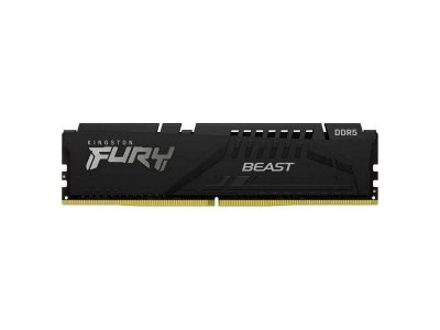 Оперативная память Kingston Fury Beast Black KF564C32BB-16, DDR5 1х 16ГБ 6400 МГц, DIMM, RTL