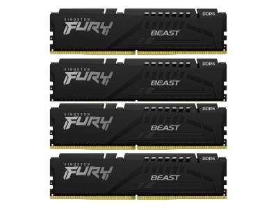 Оперативная память Kingston Fury KF556C40BBK4-128, DDR5 4х 128ГБ 5600 МГц, DIMM, RTL