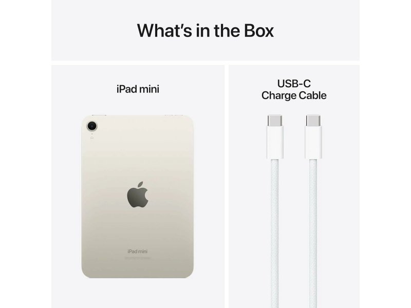 Планшет Apple iPad mini (2024) 512Gb Wi-Fi Starlight